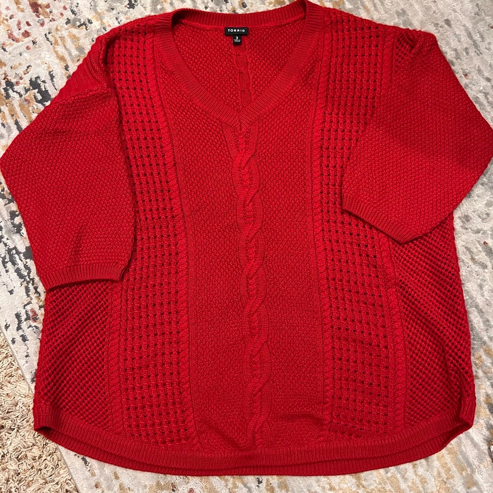 Red sweater